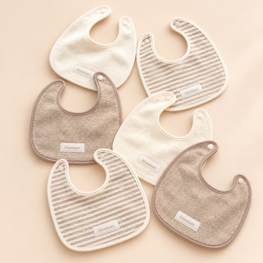 Soft Cotton Baby Bib Set